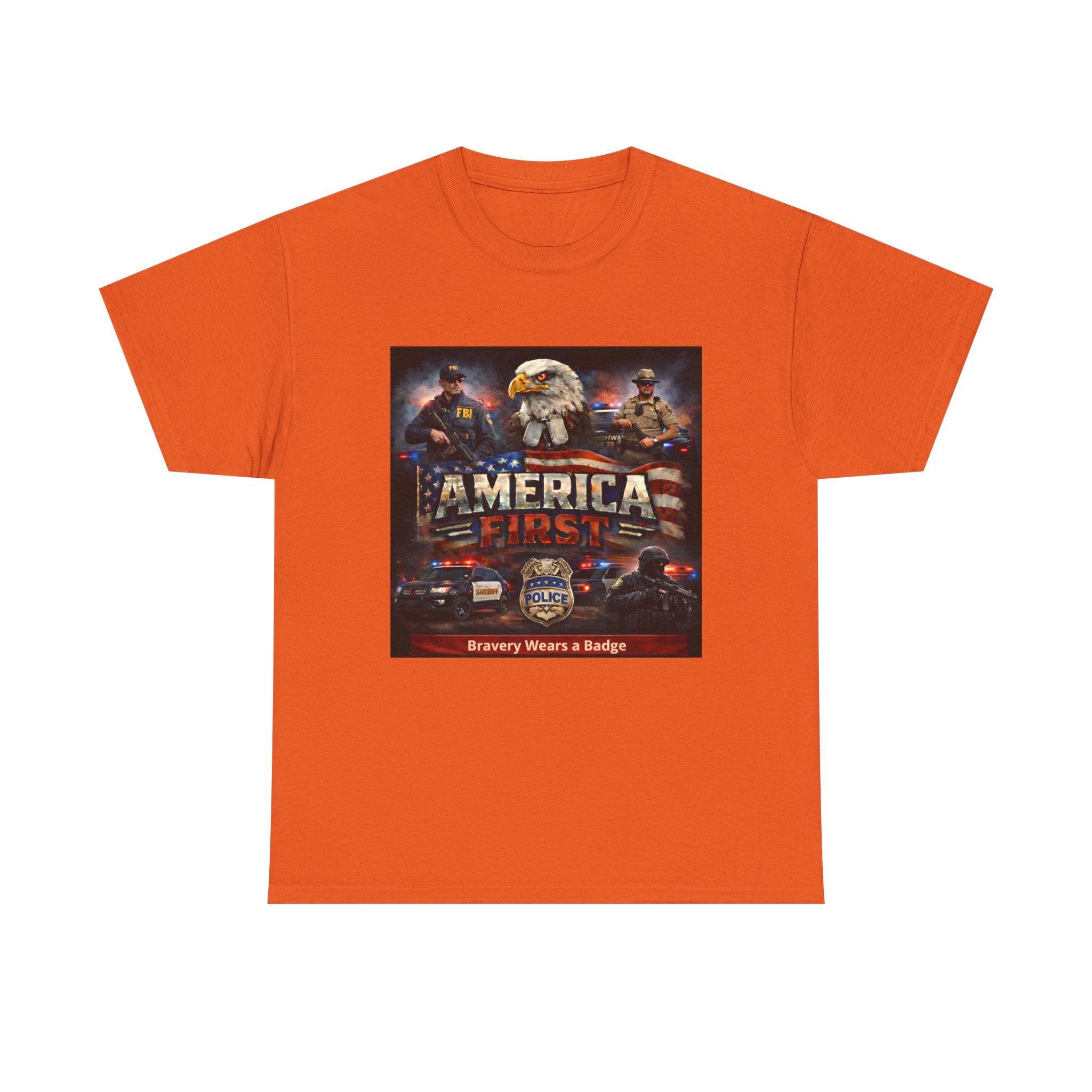 T-Shirt - America First Law Enforcement Series