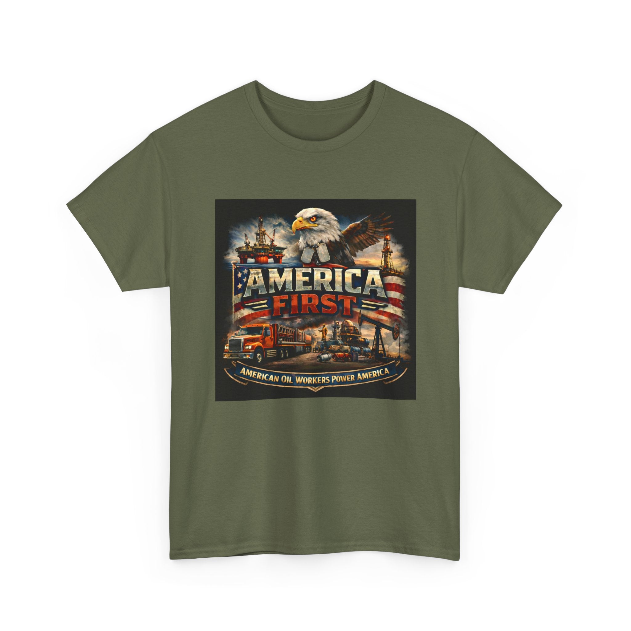 T-Shirt - America First Oilfield Series