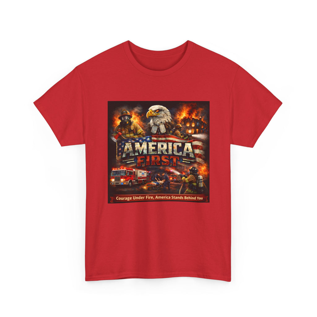 T-Shirt - America First Firefighter Series