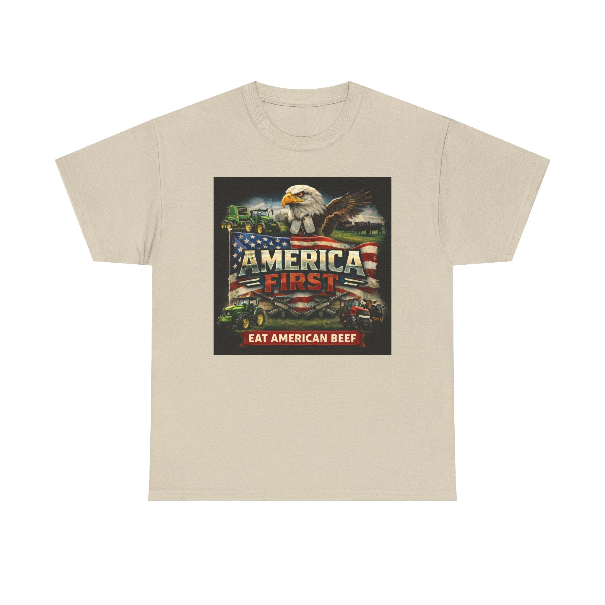 T-Shirt - America First Rancher Eat Beef Series
