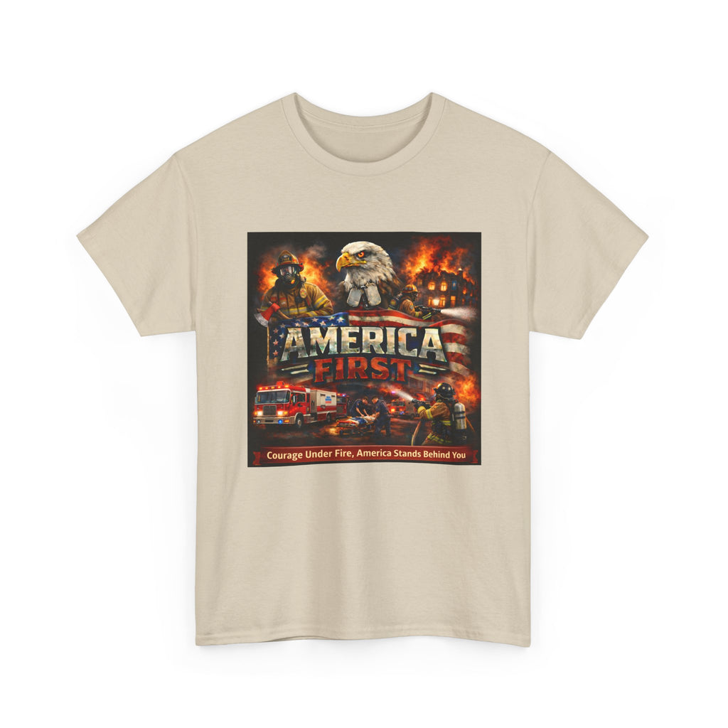 T-Shirt - America First Firefighter Series