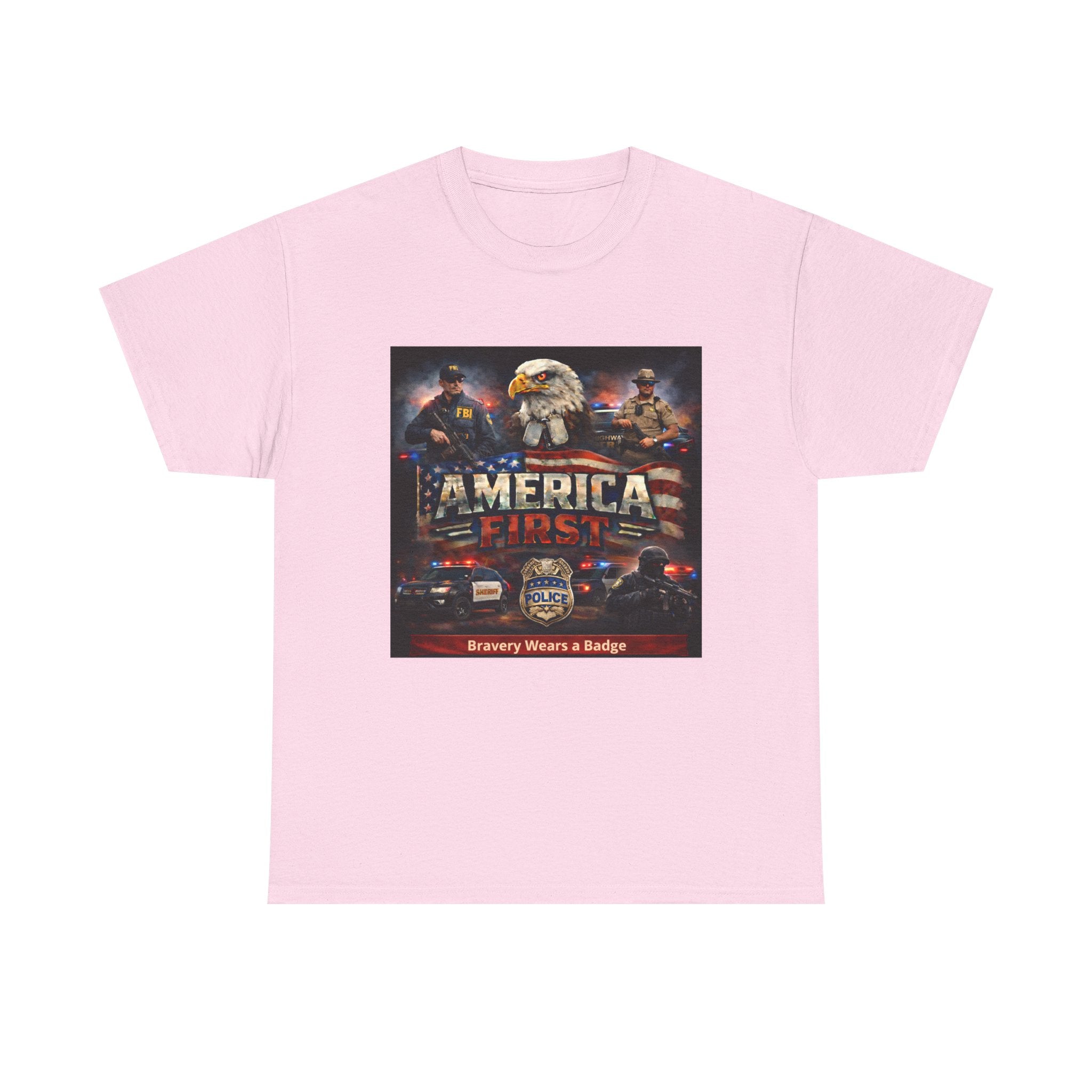 T-Shirt - America First Law Enforcement Series