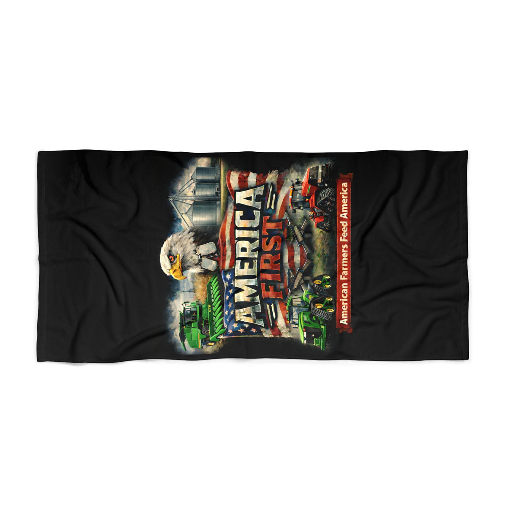 Beach Towel – America First Grain Farm Series