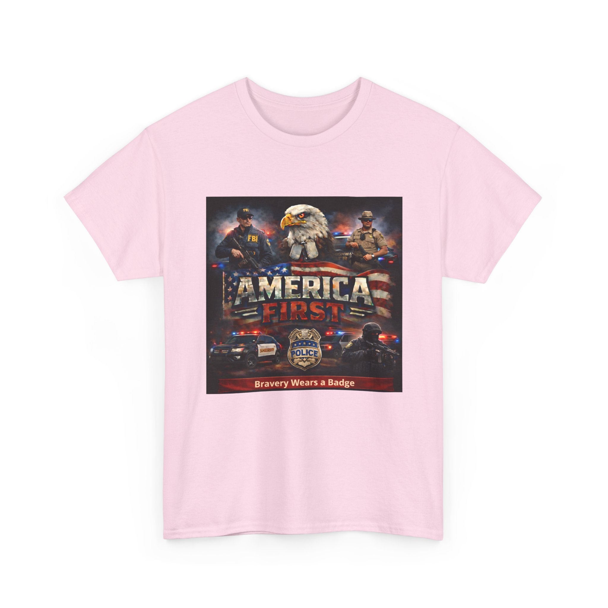 T-Shirt - America First Law Enforcement Series