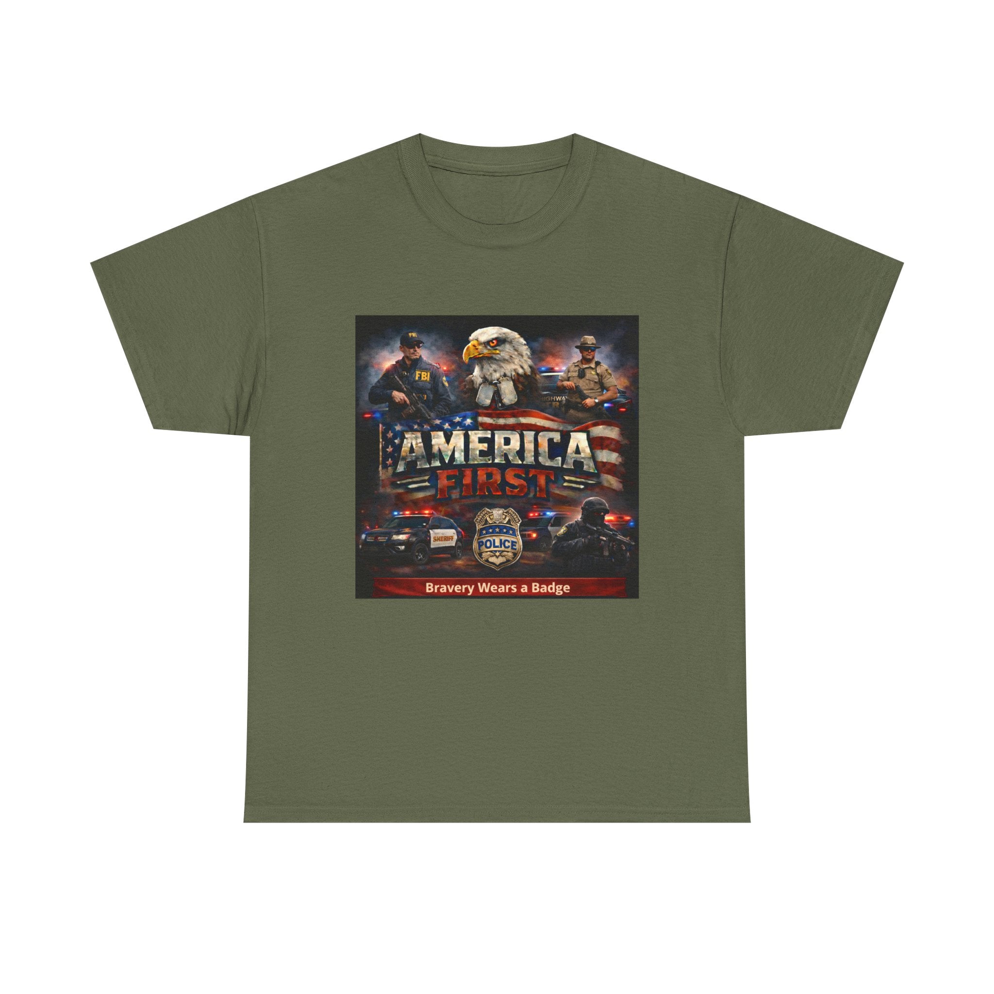 T-Shirt - America First Law Enforcement Series