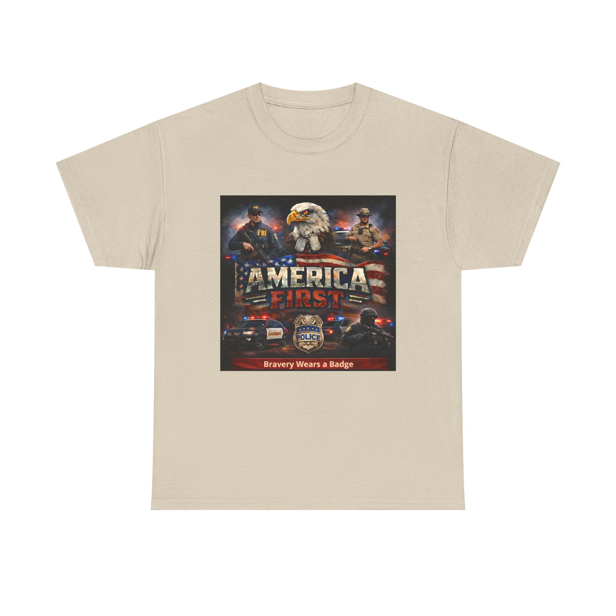 T-Shirt - America First Law Enforcement Series