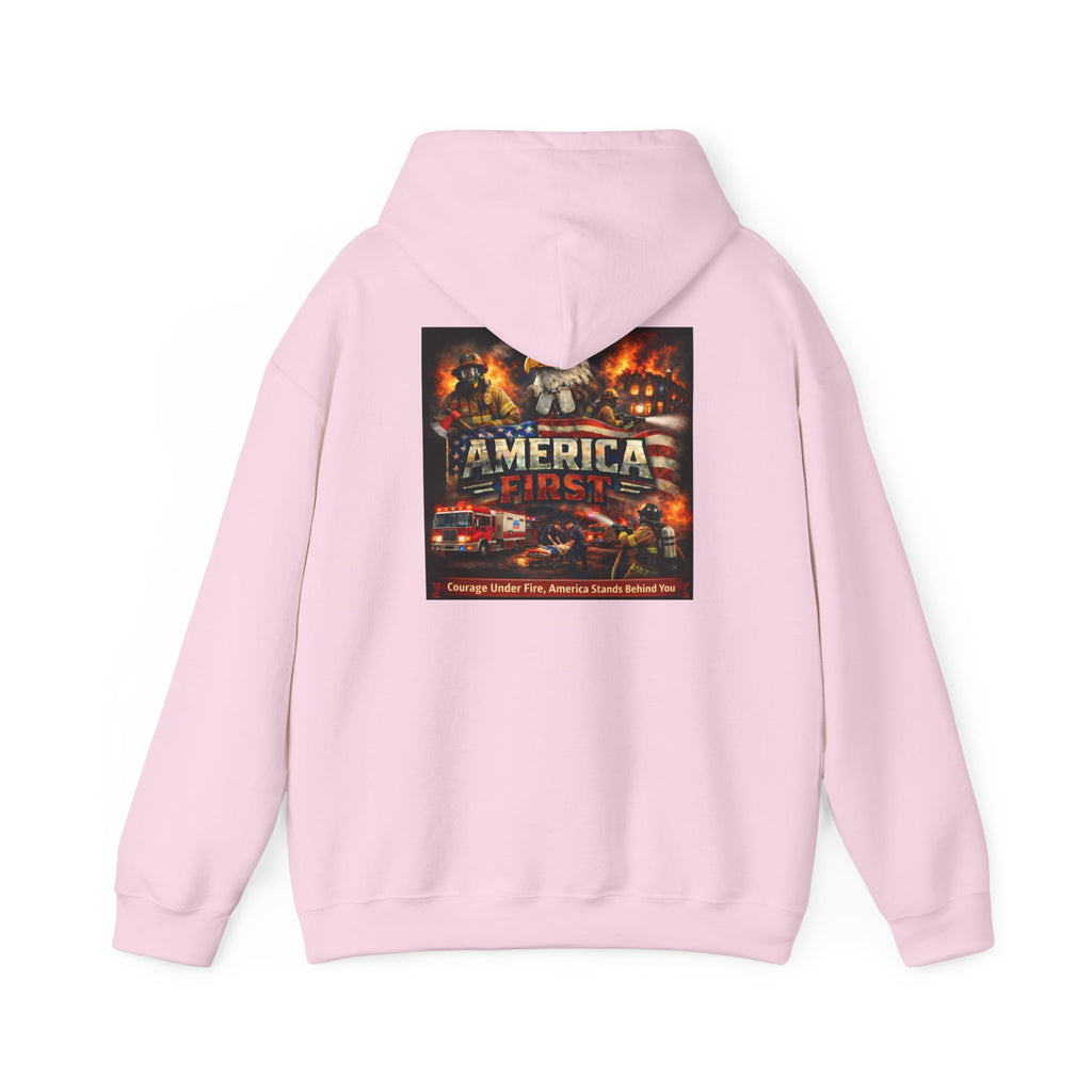 Hoodie - America First Firefighter Series