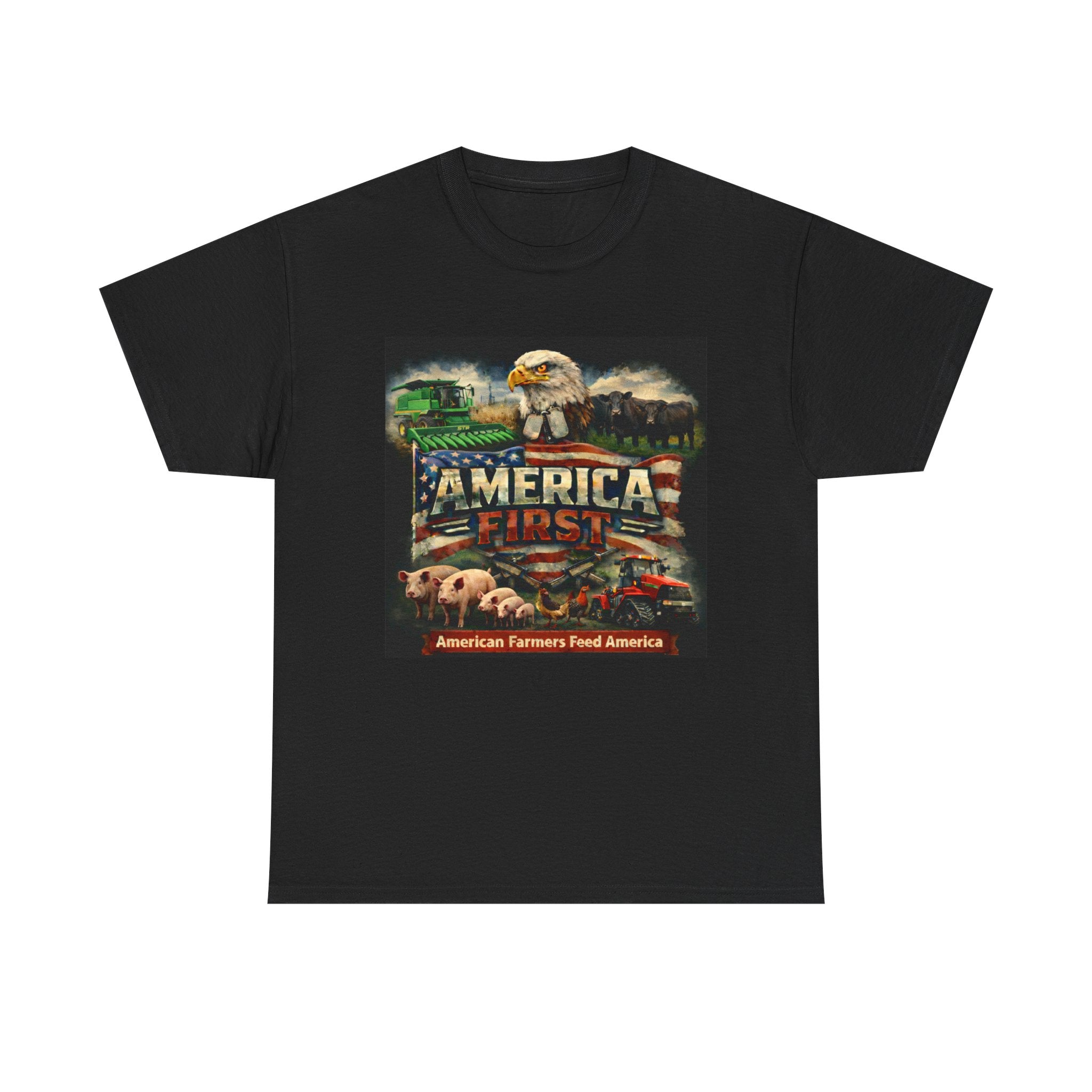 T-Shirt - America First Mixed Farm Series
