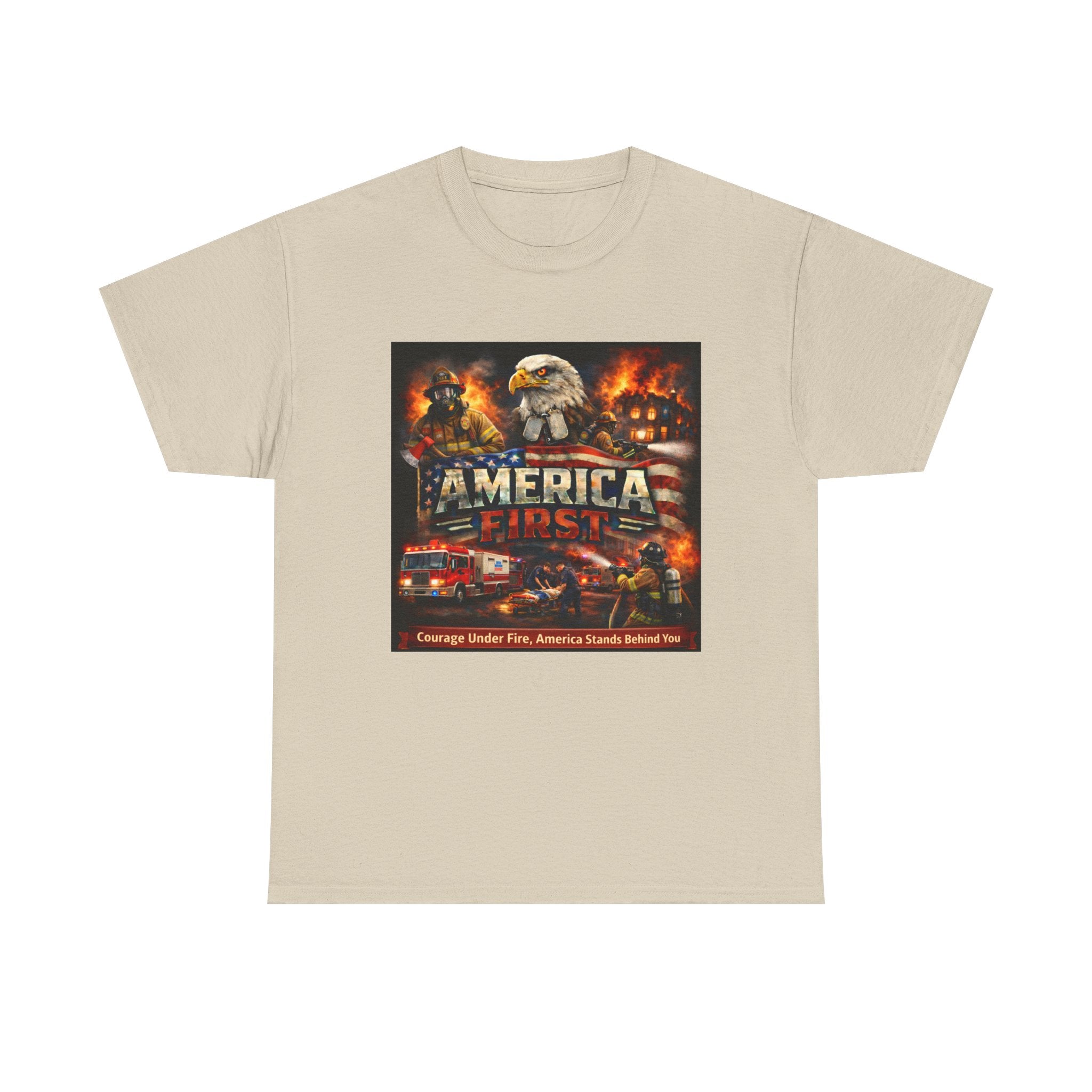 T-Shirt - America First Firefighter Series