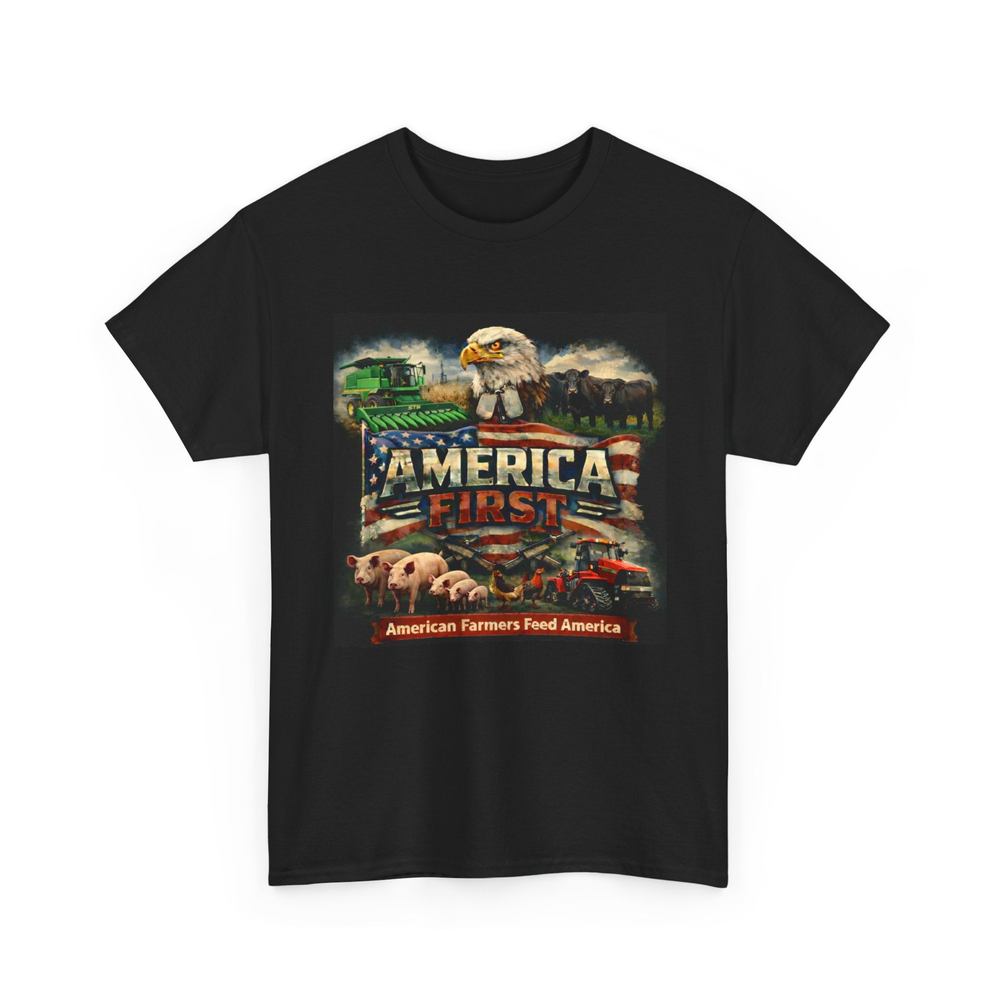 T-Shirt - America First Mixed Farm Series