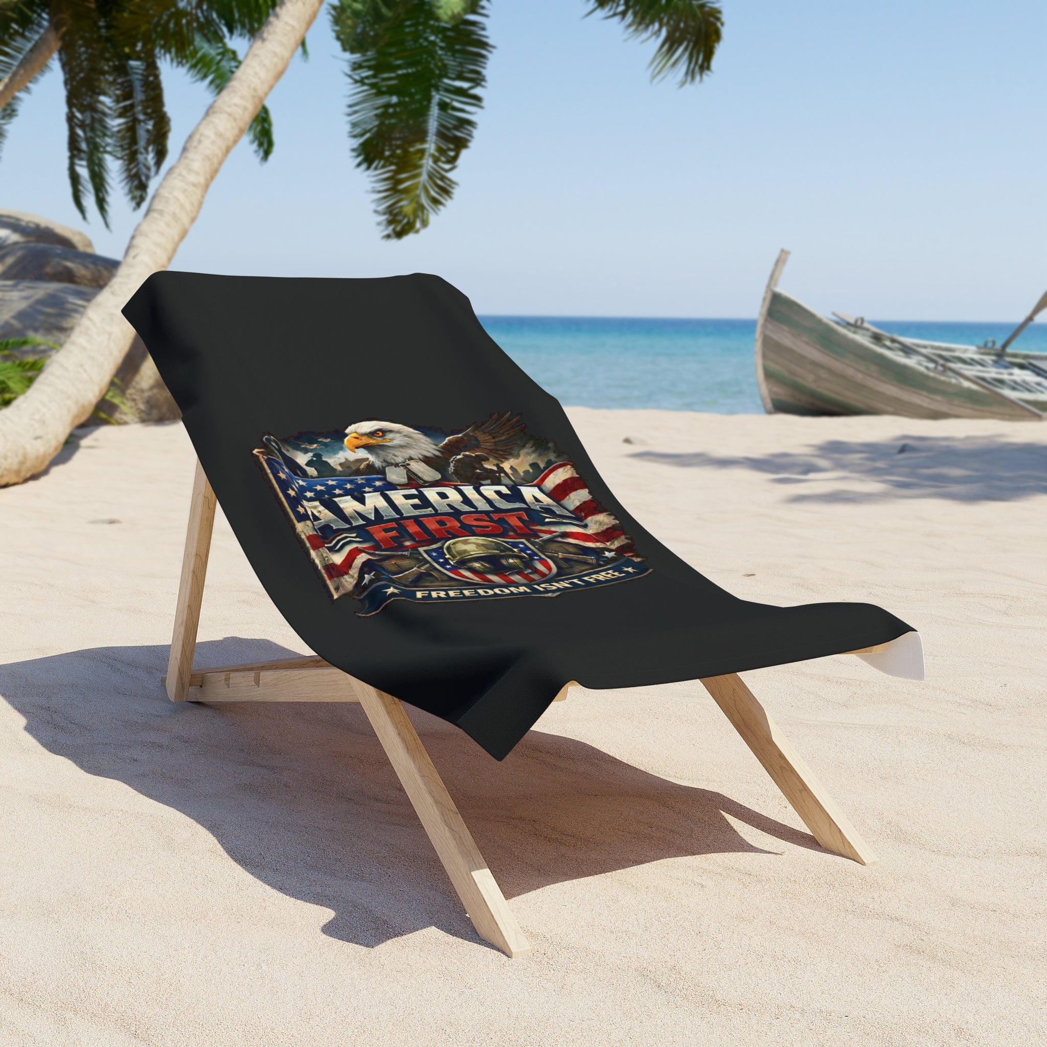 Beach Towel – America First Veterans Series