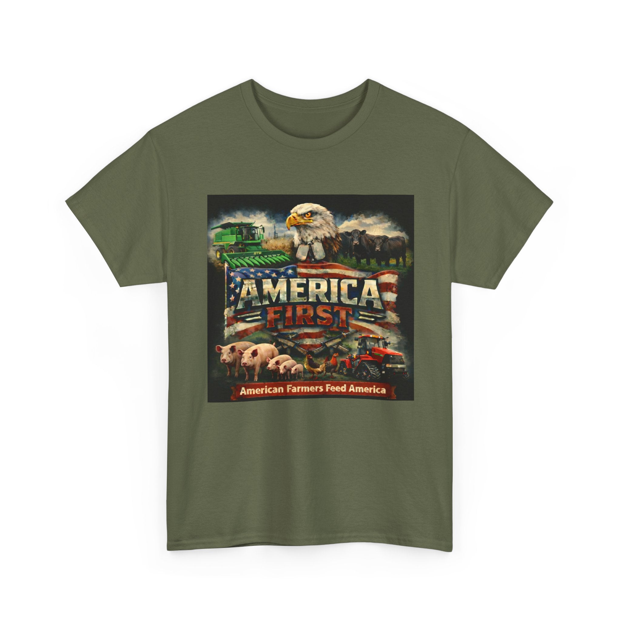 T-Shirt - America First Mixed Farm Series