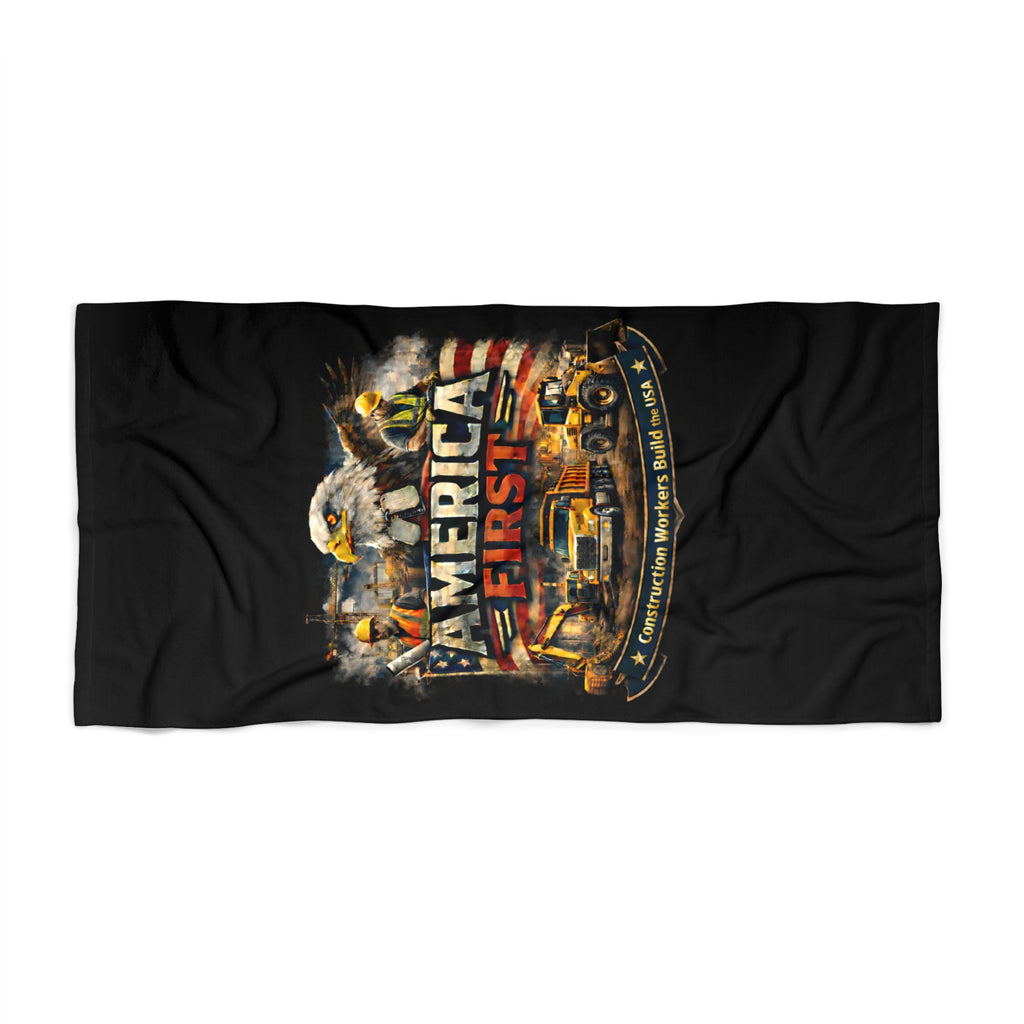 Beach Towel – America First Construction Series