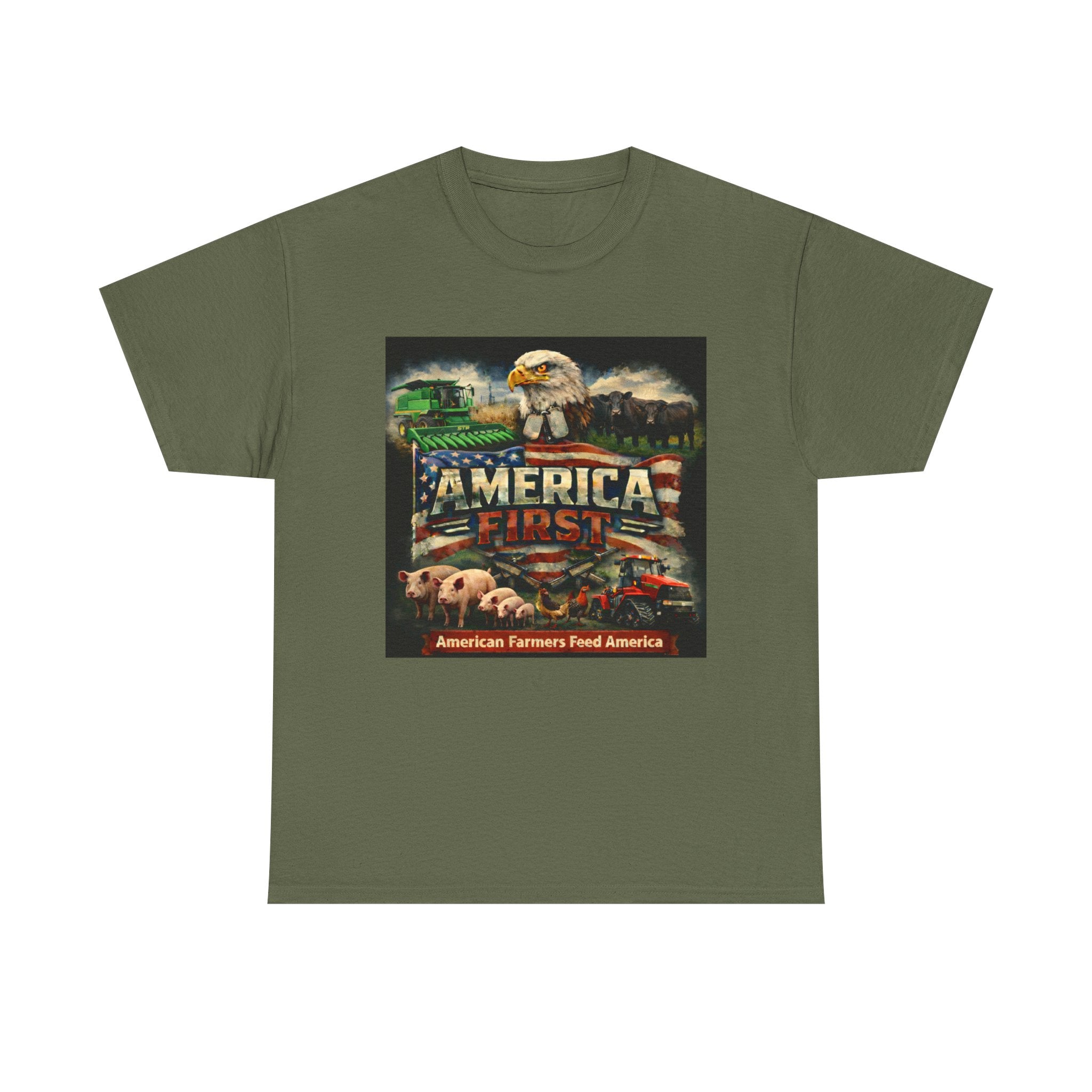 T-Shirt - America First Mixed Farm Series