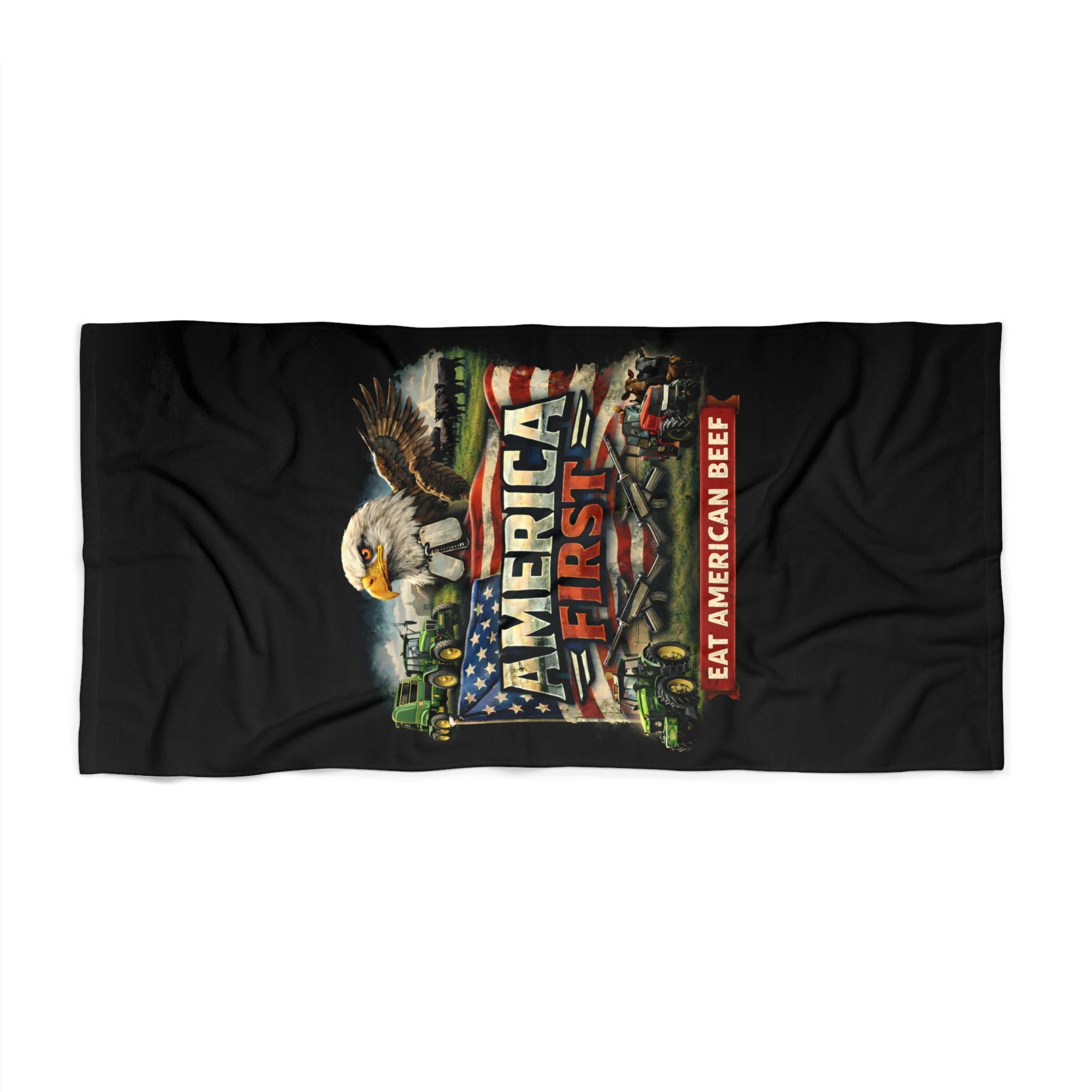Beach Towel – America First Rancher Eat Beef Series