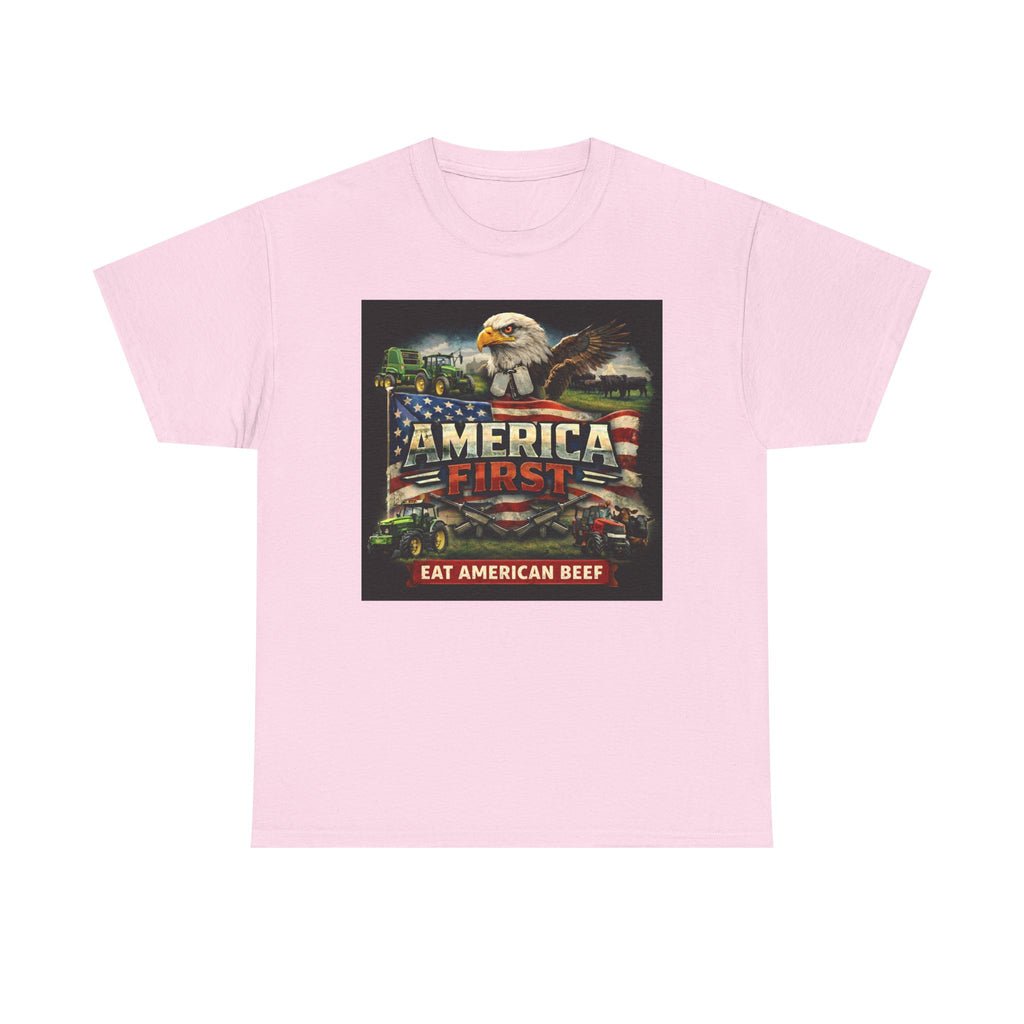 T-Shirt - America First Rancher Eat Beef Series