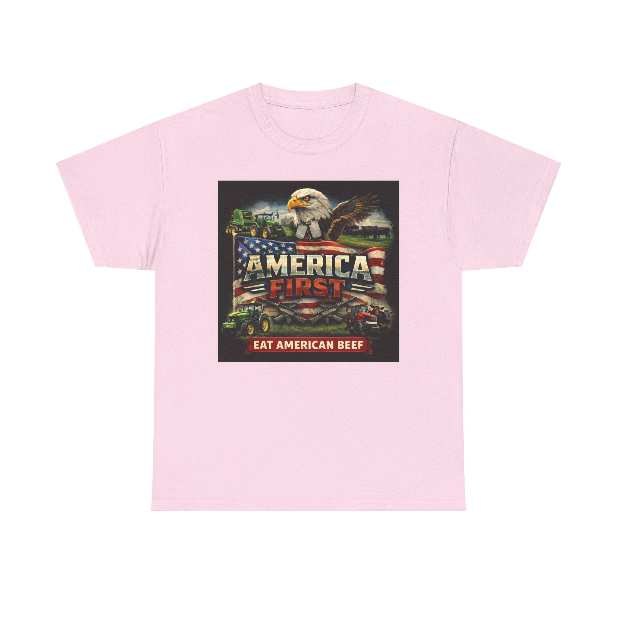 T-Shirt - America First Rancher Eat Beef Series