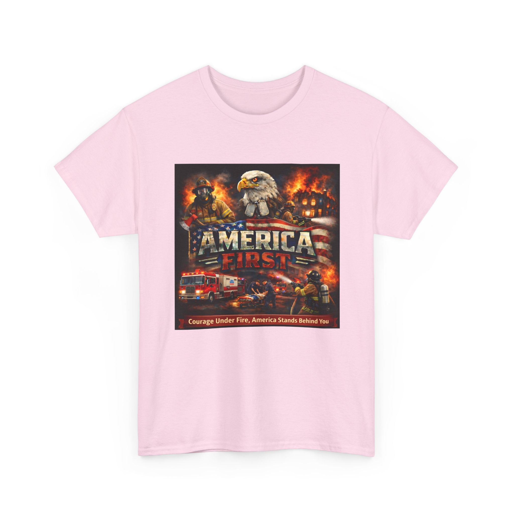T-Shirt - America First Firefighter Series