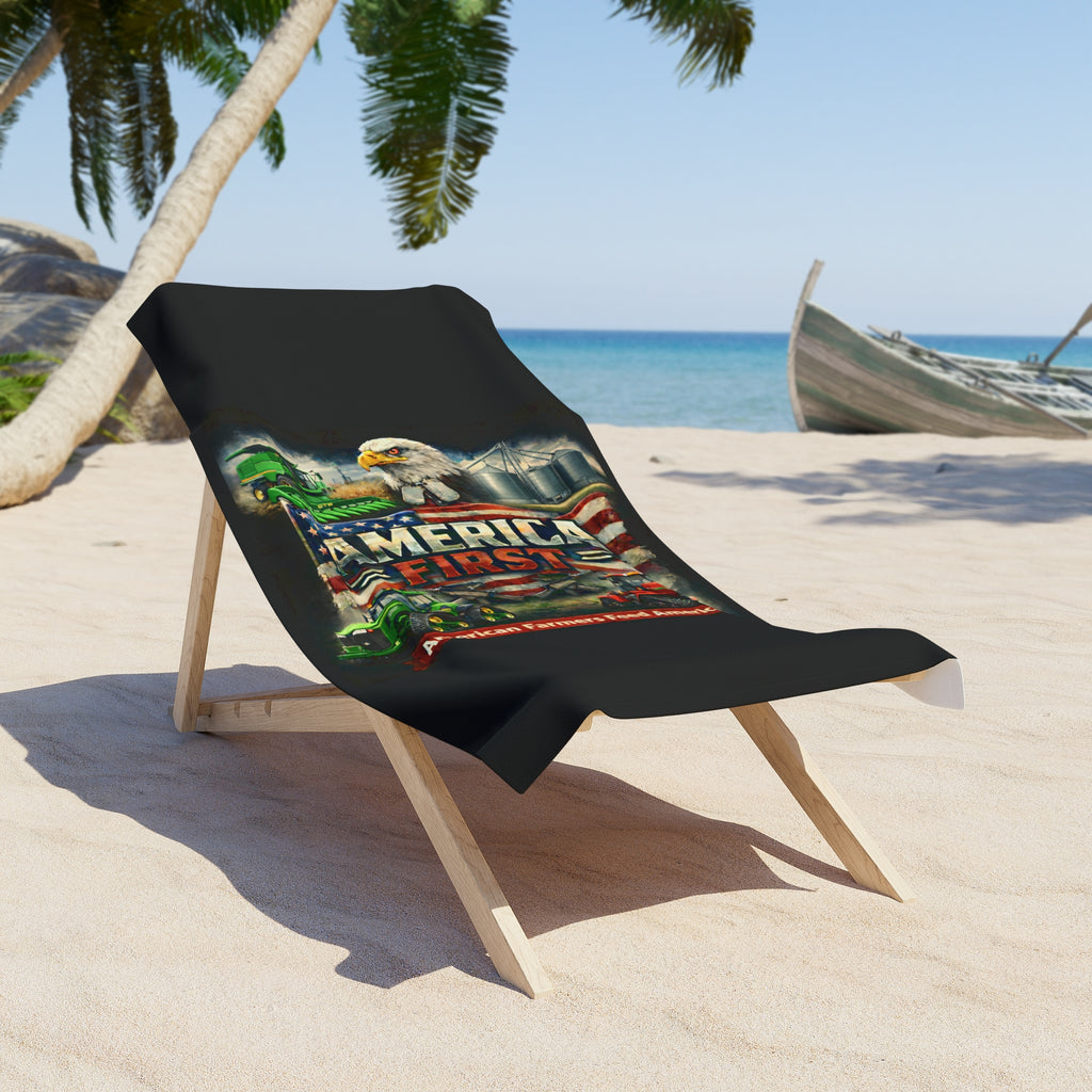 Beach Towel – America First Grain Farm Series