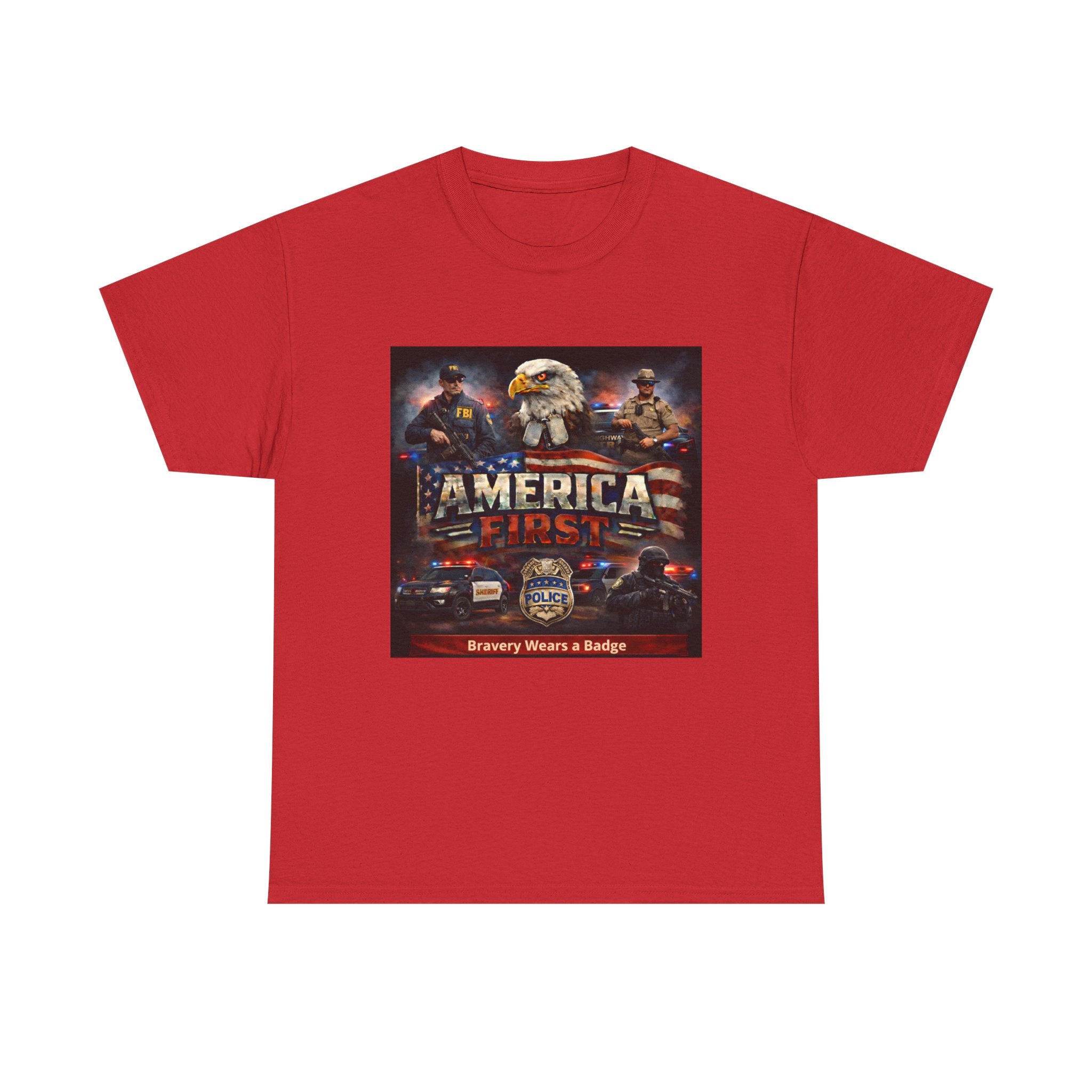T-Shirt - America First Law Enforcement Series