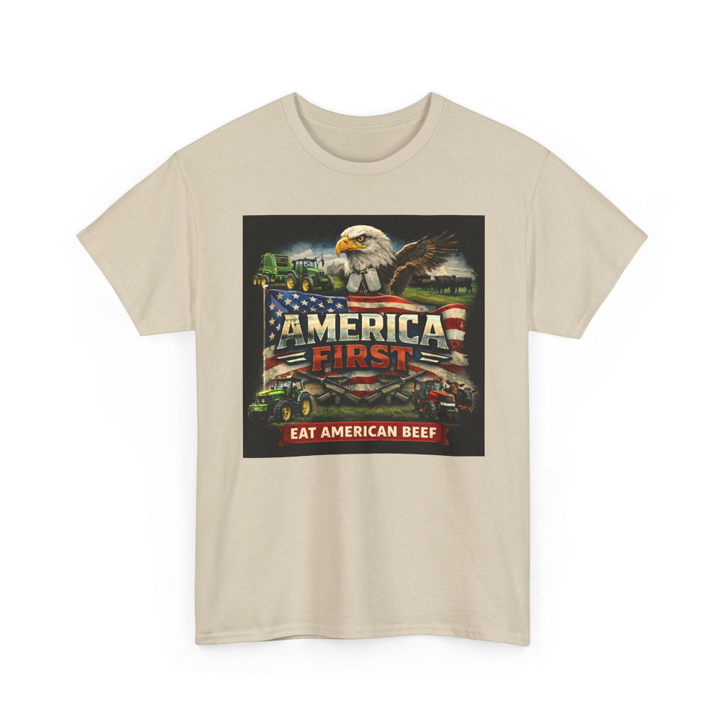 T-Shirt - America First Rancher Eat Beef Series