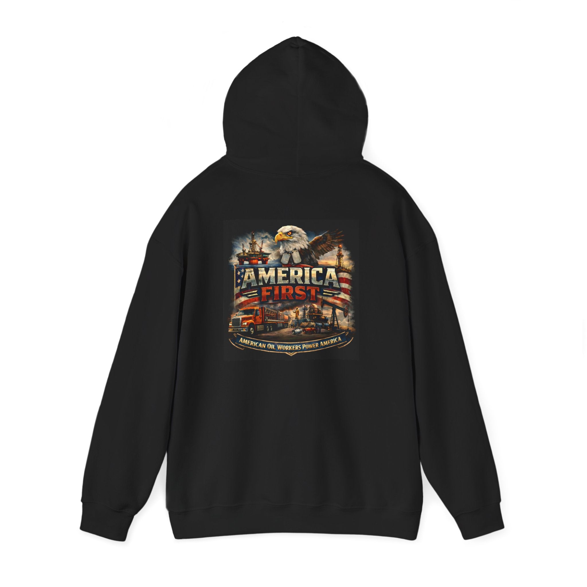 Hoodie - America First Oilfield Series