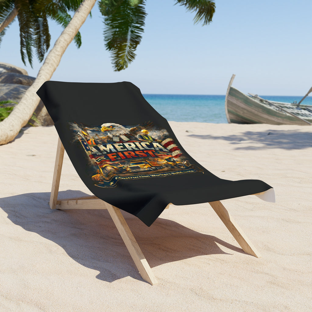 Beach Towel – America First Construction Series