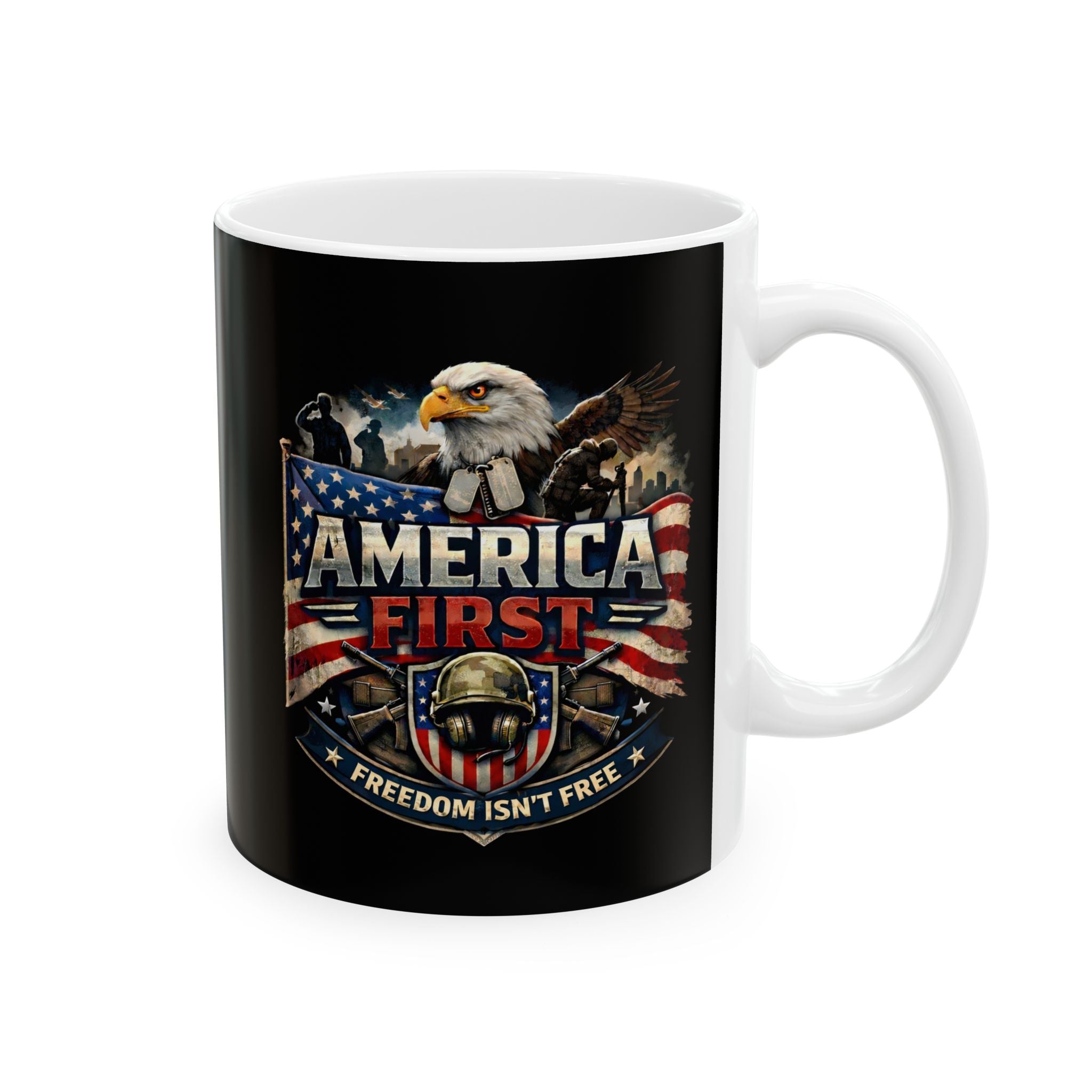 Coffee Mug 11oz/15 oz - America First Veteran Series
