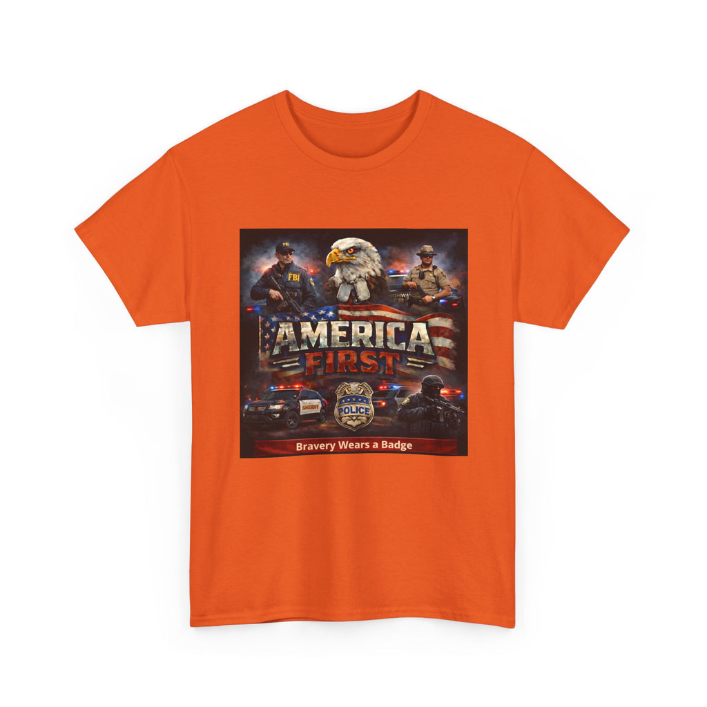 T-Shirt - America First Law Enforcement Series