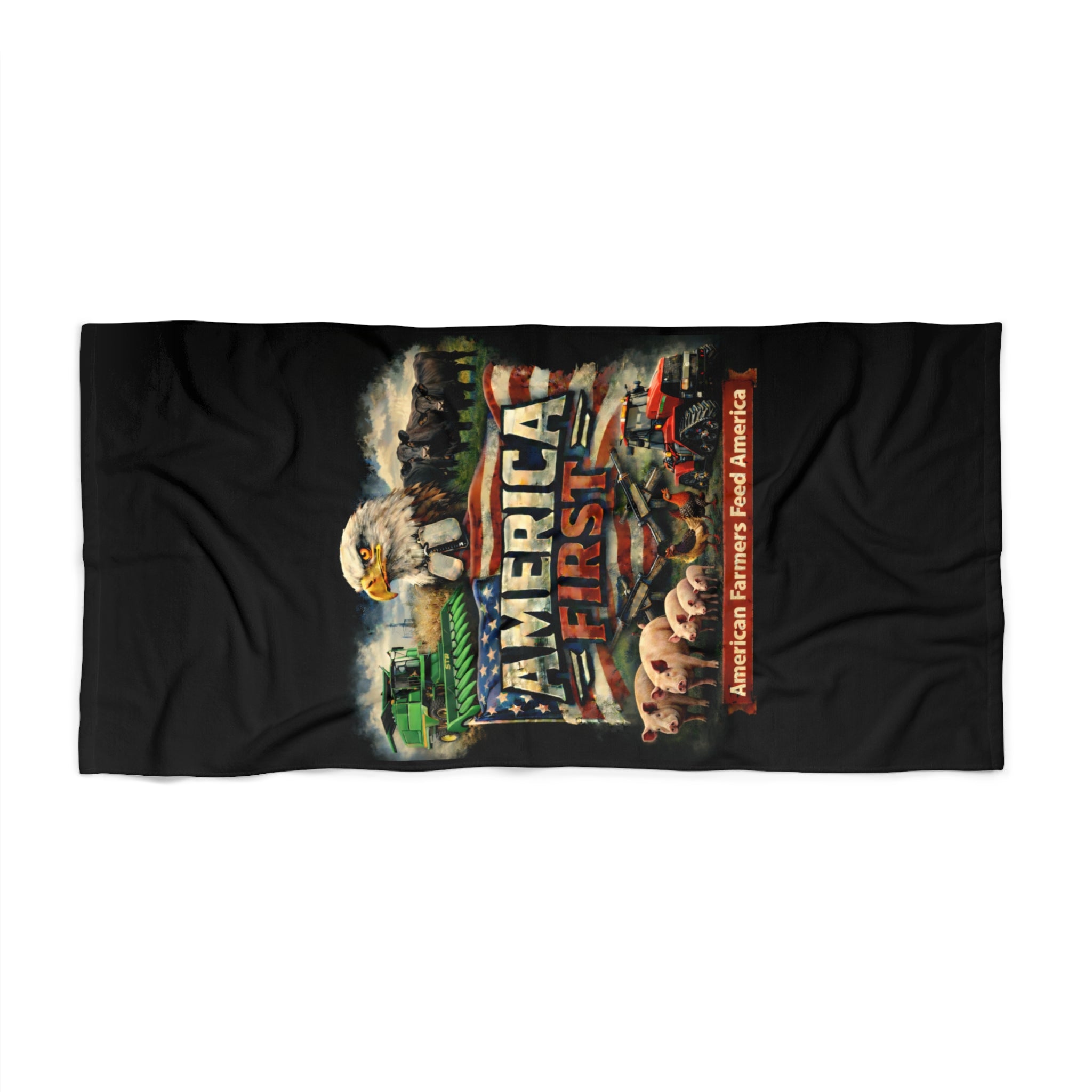 Beach Towel – America First Mixed Farm Series