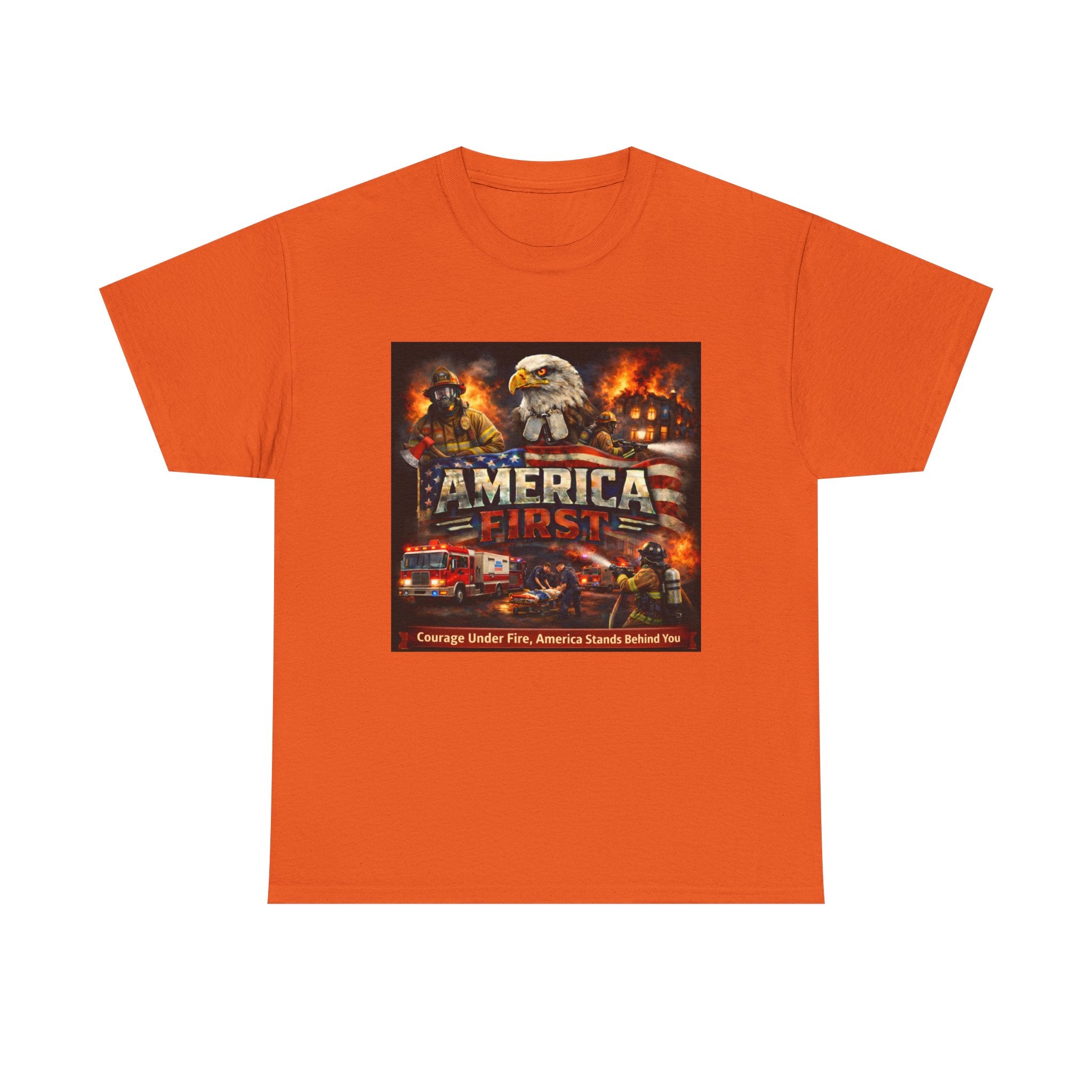 T-Shirt - America First Firefighter Series