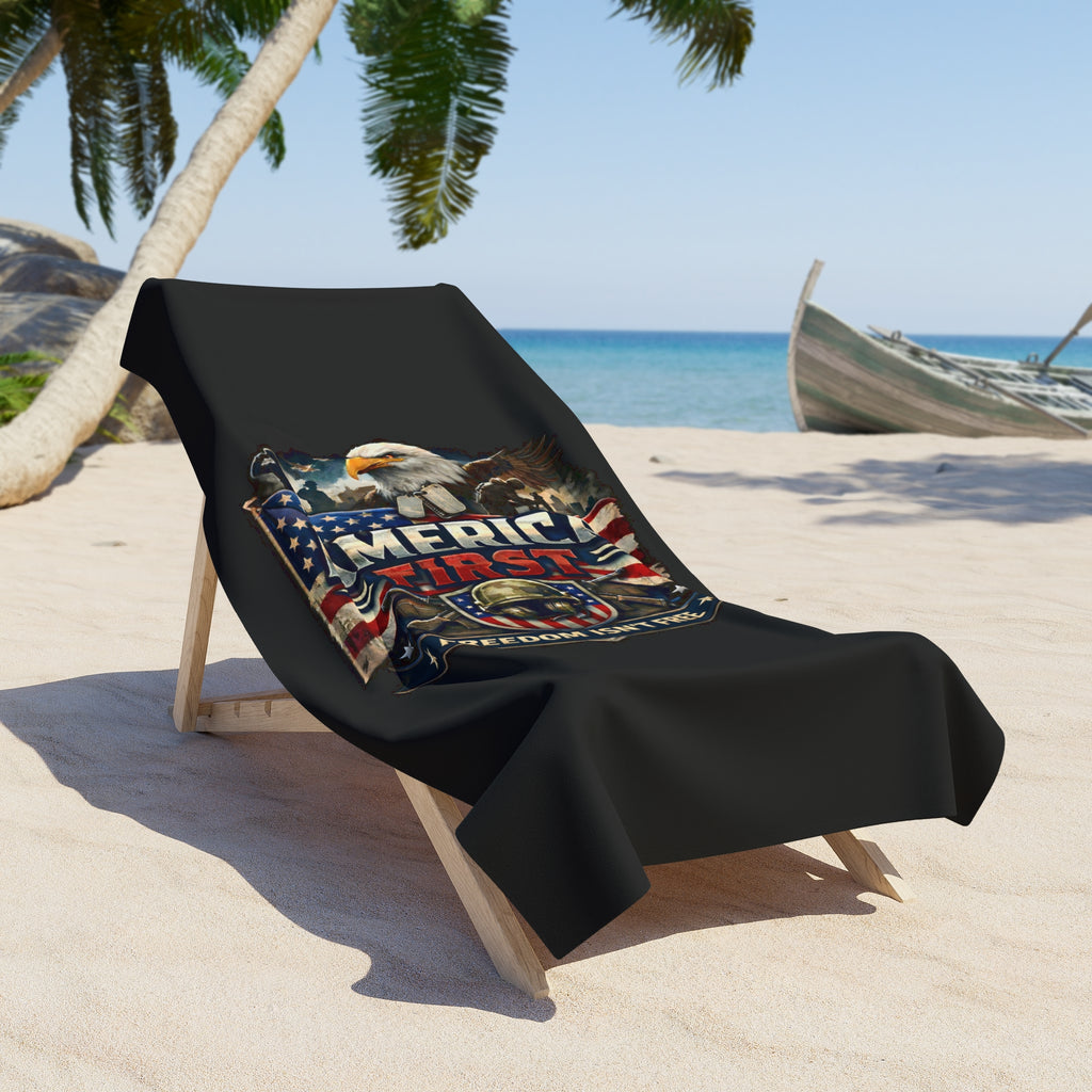 Beach Towel – America First Veterans Series