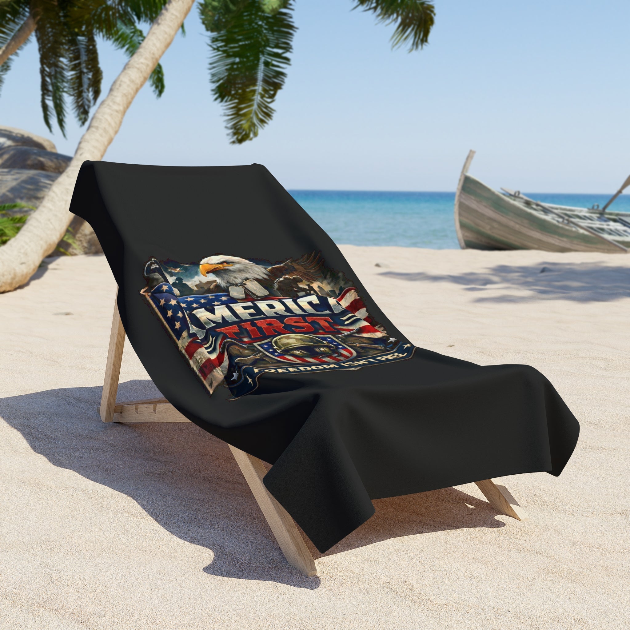 Beach Towel – America First Veterans Series