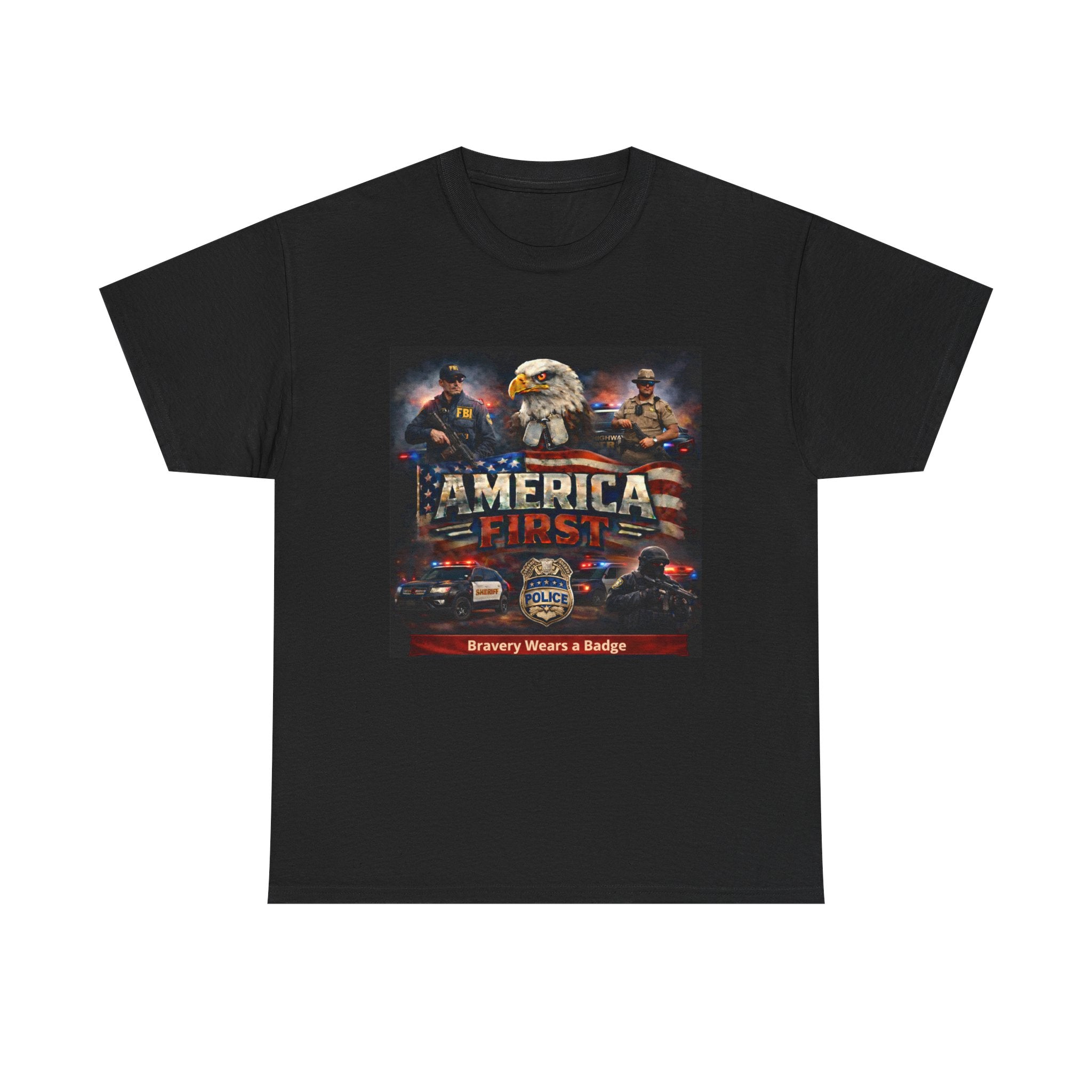 T-Shirt - America First Law Enforcement Series