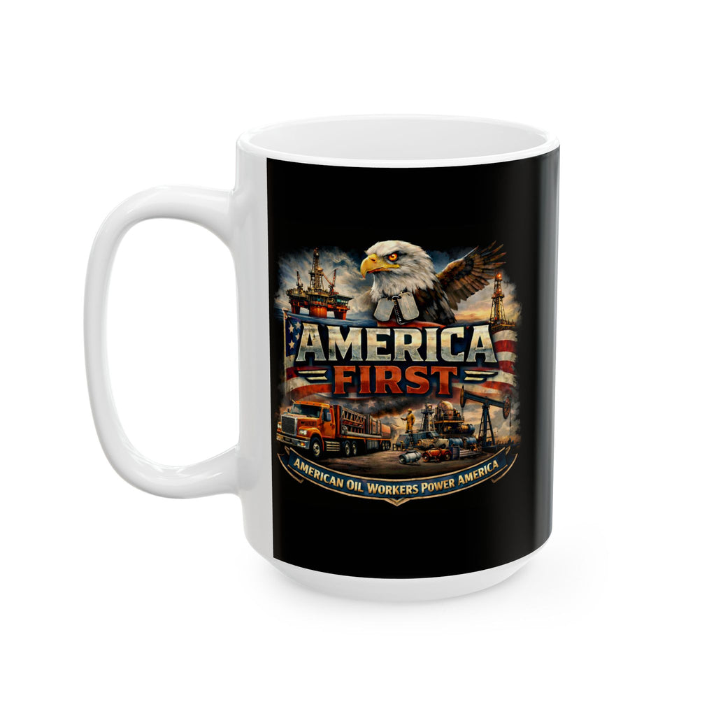 Coffee Mug 11oz/15 oz - America First Oilfield Series