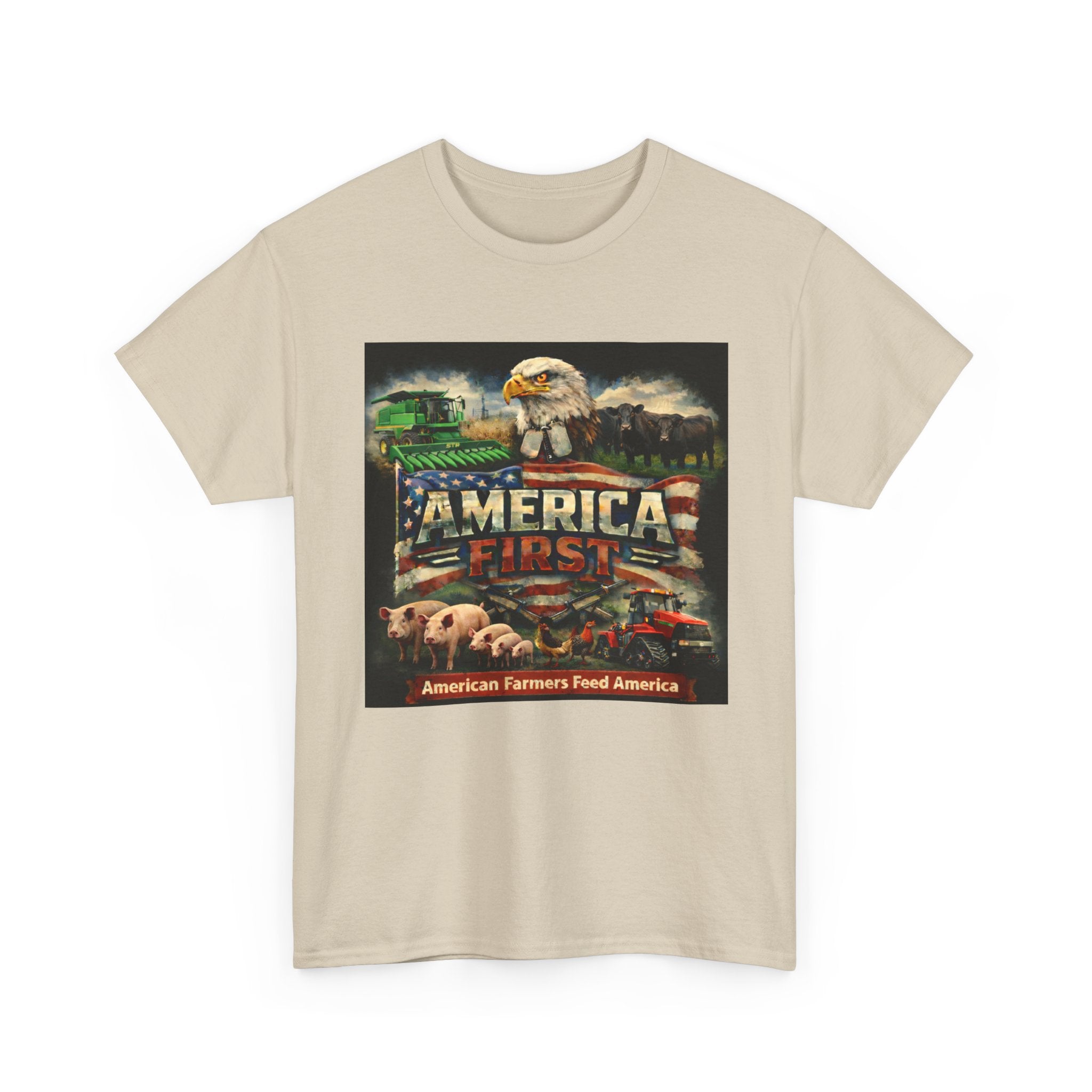 T-Shirt - America First Mixed Farm Series