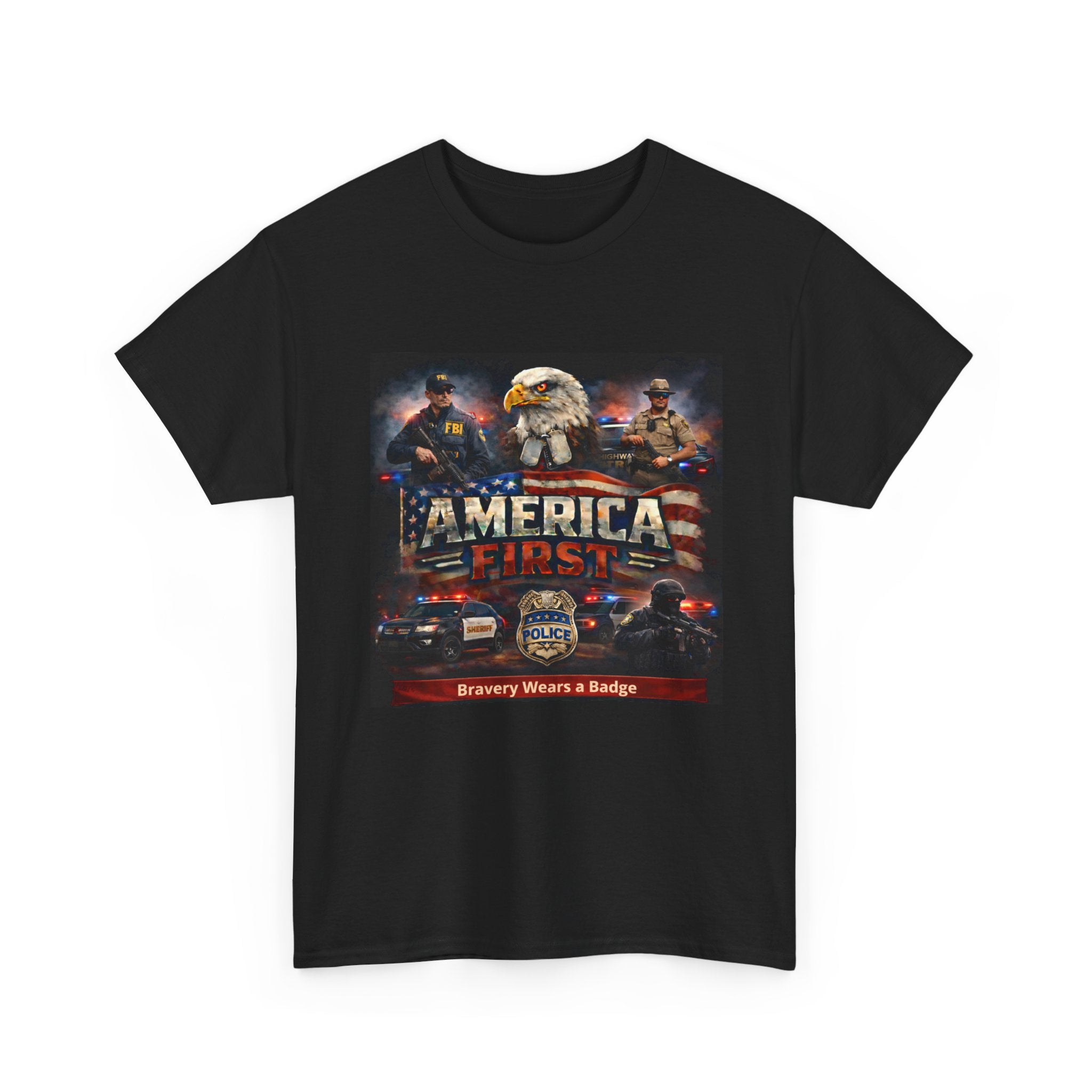 T-Shirt - America First Law Enforcement Series