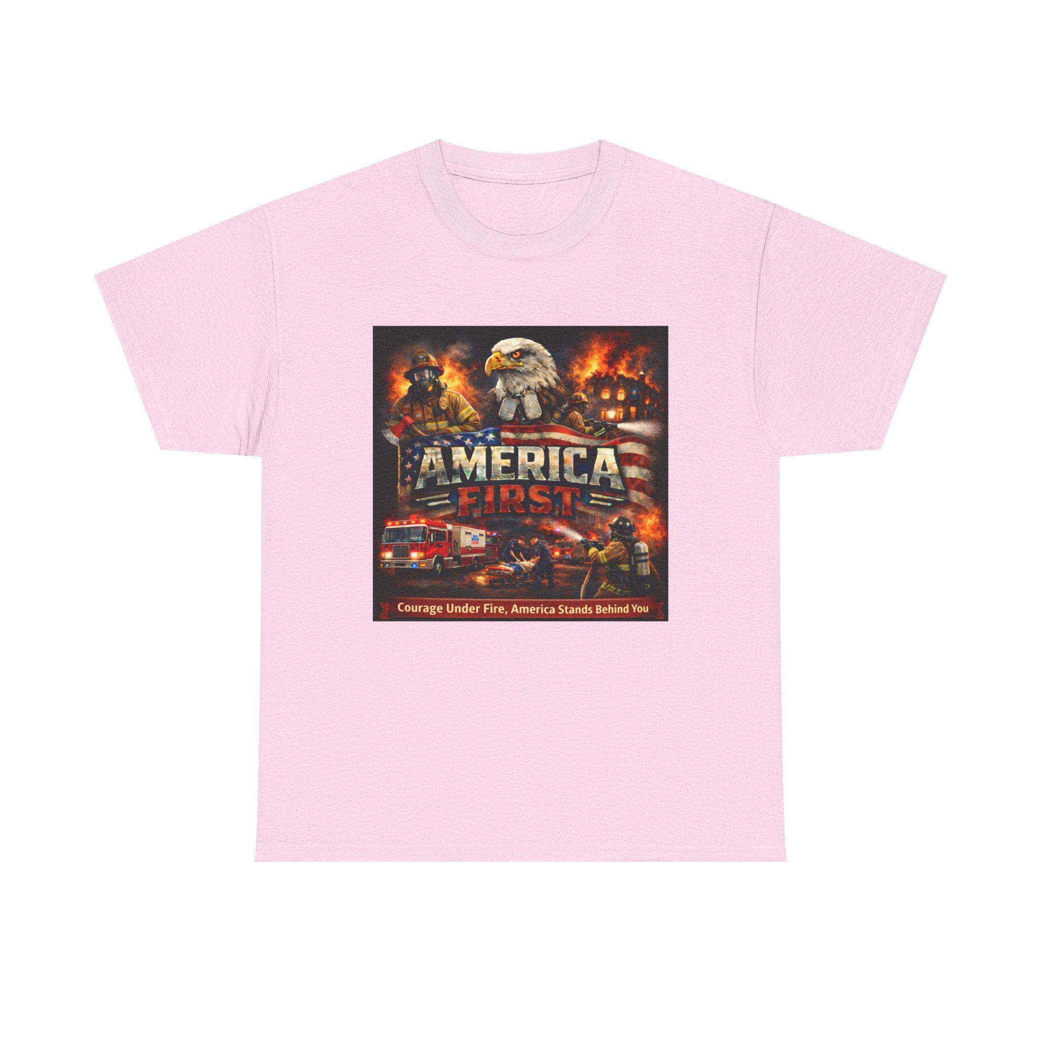 T-Shirt - America First Firefighter Series