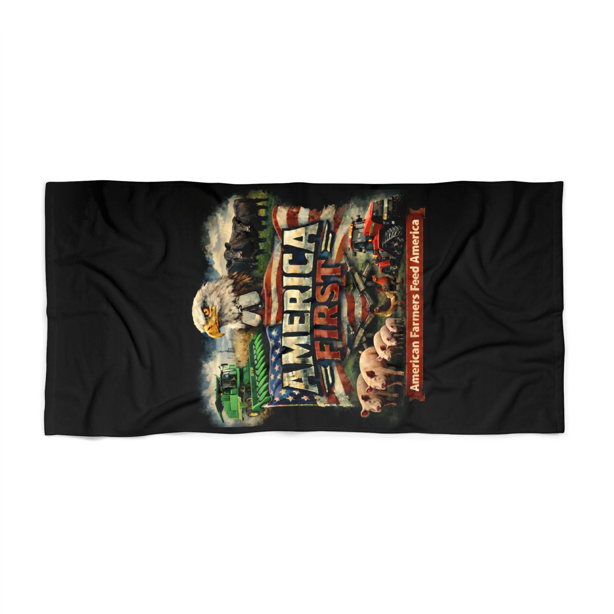 Beach Towel – America First Mixed Farm Series