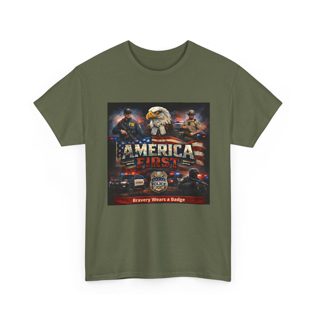 T-Shirt - America First Law Enforcement Series
