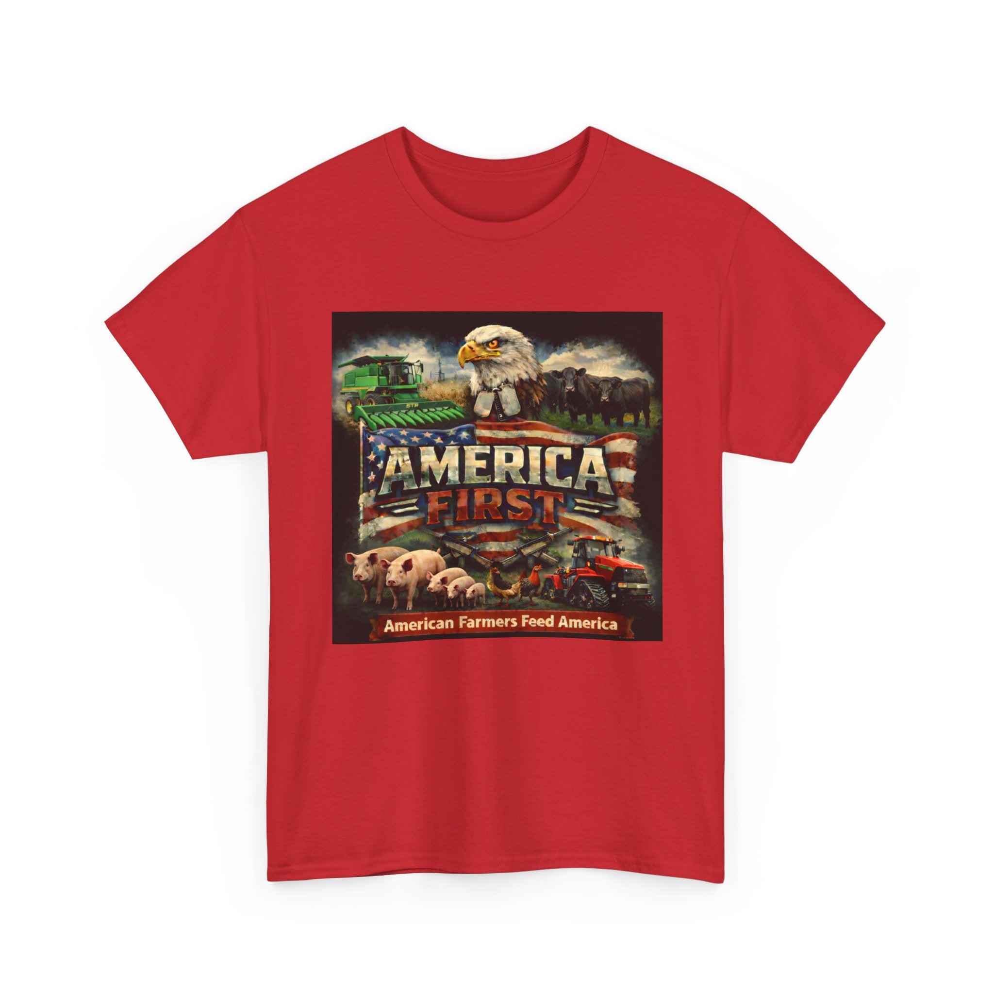 T-Shirt - America First Mixed Farm Series